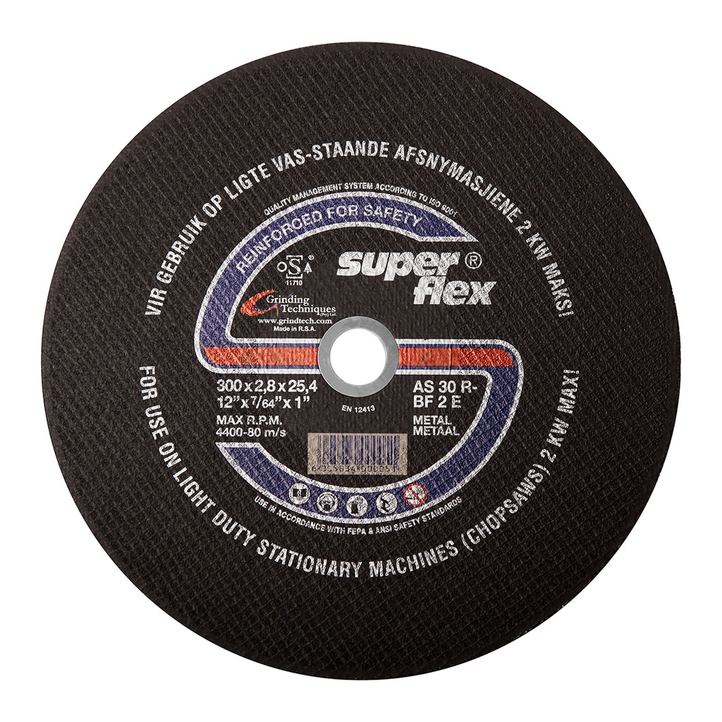 CUTTING DISC STEEL 300X2.8X25.4 SUPER FLEX – Hinterland