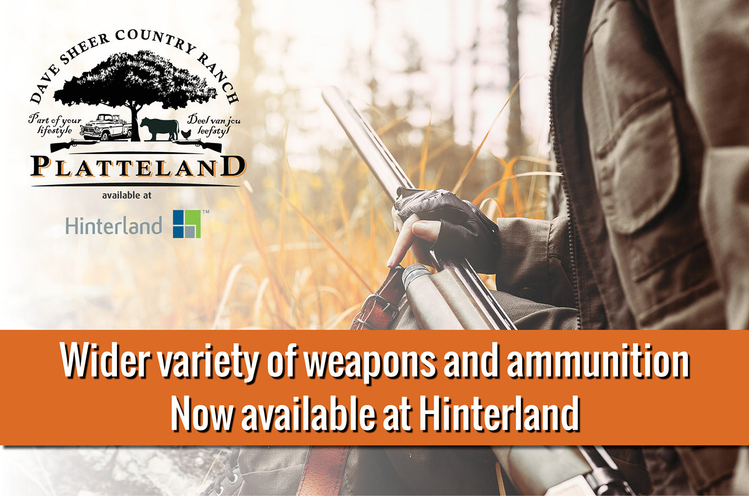 Wider variety of weapons and ammunition now available at Hinterland