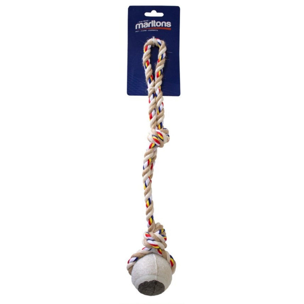 TOY ROPE WITH BALL 52CM MARLTONS – Hinterland