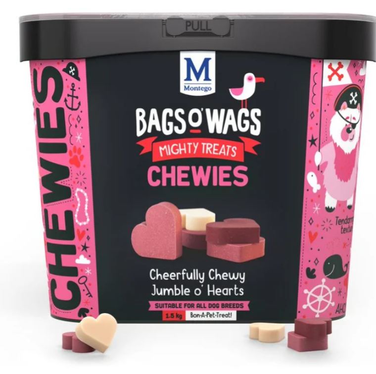 DOG TREATS MIX HEARTS BAGS O WAGS – Hinterland
