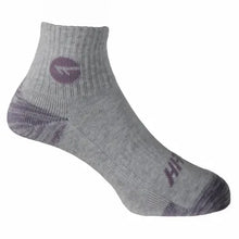 SOCK LADIES EXPLORATION SHORT GREY MELANGE/LILAC HI-TEC