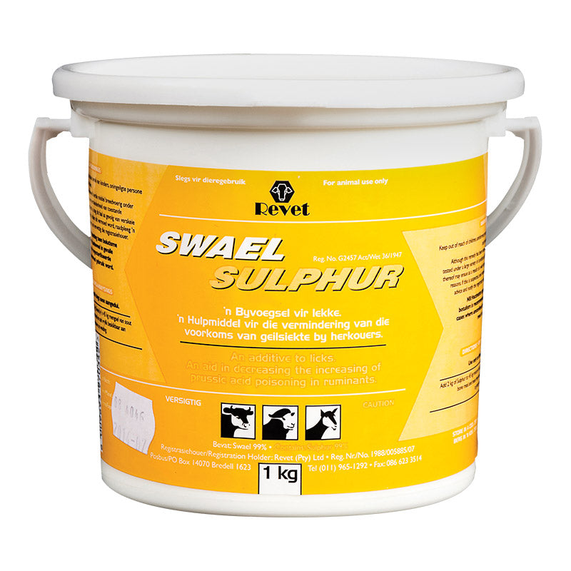 HLT SWAEL SULPHUR 1KG REVET – Hinterland