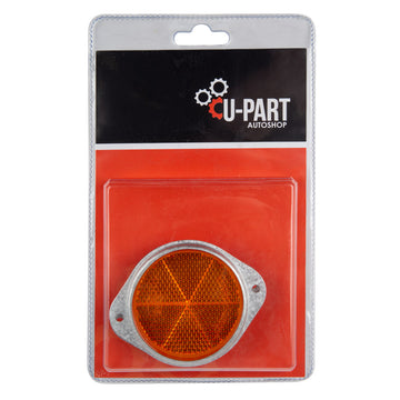REFLECTOR FLANGE AUTO YELLOW 60MMX2 Default Title