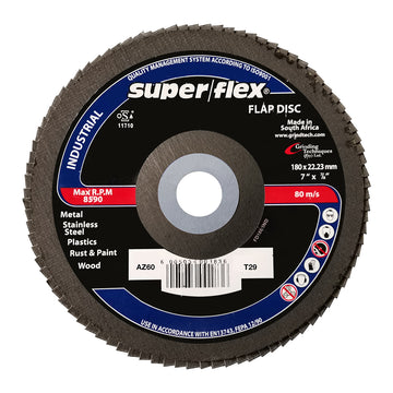 FLAP DISC SANFLEX 180MMX60GR S/FLEX Default Title