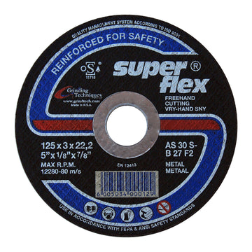 CUTTING DISC STEEL 125X3X22.2 S/FLEX Default Title