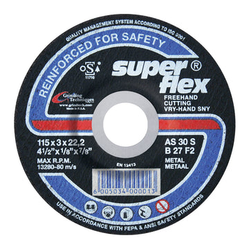 CUTTING DISC STEEL DOME 115X3X22.2 S/FLE Default Title