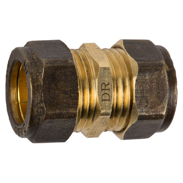 COMPRESSION BRASS COUPLER CXC 15MM Default Title