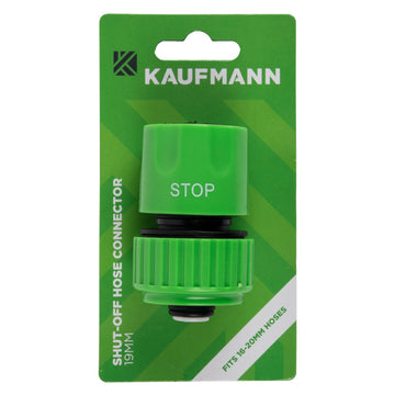 KAUFMANN CONNECTOR HOSE SHUT OFF 20MM Default Title