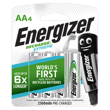 ENERGIZER BATTERY RECHARGE XTREME AA 4PK Default Title