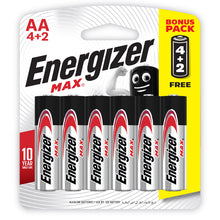 ENERGIZER MAX BATTERY AA 6PK Default Title