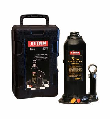 TITAN HYD BOTTLE JACK IN CASE 3 TON Default Title