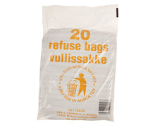REFUSE BAG BLACK 20 PACK 35MIC Default Title