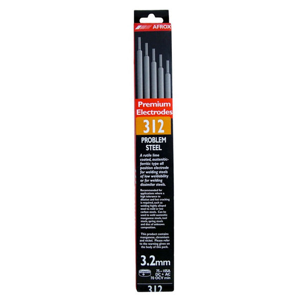 ROD WELDING 312 2.5MM SLEEVE AFROX – Hinterland