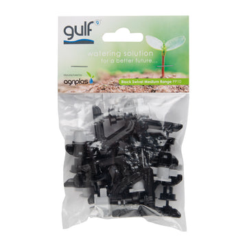 GULF SPRINKLER-BLCK SWVL 1.5M  MED 10PK Default Title