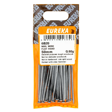 NAIL WIRE FLAT HEAD 50MM Q:60G EUREKA Default Title