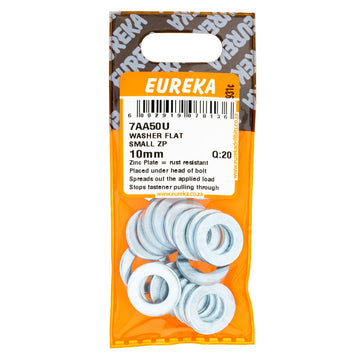WASHER FLAT SMALL 10MM Q:20 EUREKA Default Title