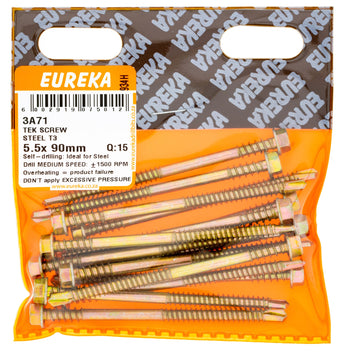SCREW HEX T CRSE 5.5X90MM Q:15 EUREKA Default Title