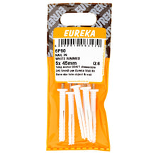NAIL & WHT RIMMED 5X45MM Q:6 EUREKA Default Title