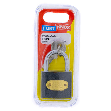 PADLOCK IRON 40MM Q:1 F/KNOX Default Title