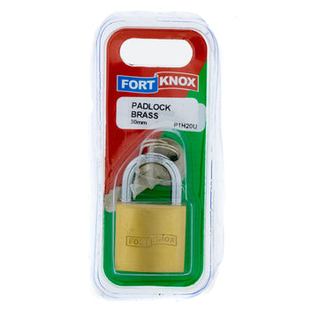 PADLOCK BRASS 30MM Q:1 F/KNOX Default Title