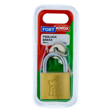 PADLOCK BRASS 40MM Q:1 F/KNOX Default Title