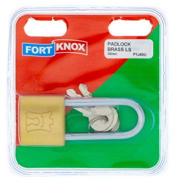 PADLOCK BRASS L/S 38MM Q:1 F/KNOX Default Title