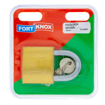 PADLOCK BRASS 50MM Q:1 F/KNOX Default Title