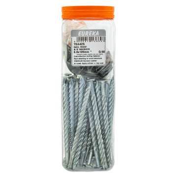 NAIL ROOF & SEAL 6X120MM Q:50 EUREKA Default Title