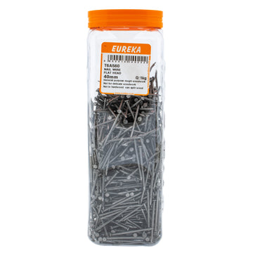 NAIL WIRE FLAT HEAD 40MM Q:1KG EUREKA Default Title