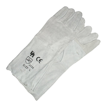 GLOVE LEATHER CHROME PALM 200MM SKUDO Default Title