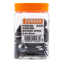 WASHER BONDED EPDM 6.0X19MM Q:200 EUREKA Default Title