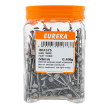 NAIL WIRE FLAT HEAD 63MM Q:450G EUREKA Default Title