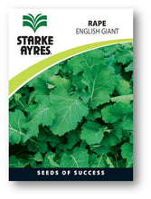 STARK AYRES SEED VEG POLYPACK RAPE GIANT Default Title