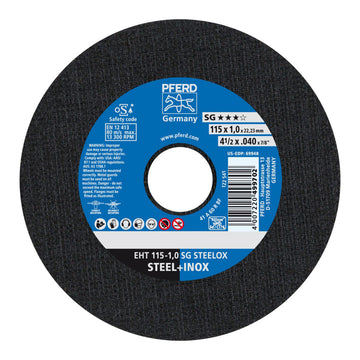 CUTTING DISC STEEL 115X1X22.2 SG PFERD Default Title