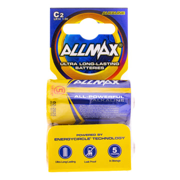 BATTERY C 2 PACK SUPER ALKALINE GOLD Default Title