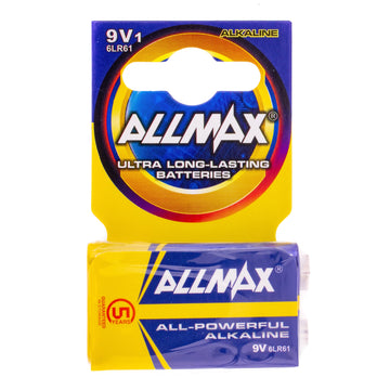 BATTERY 9V 1 PACK SUPER ALKALINE GOLD Default Title