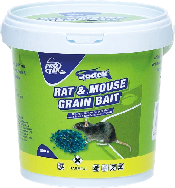 PROTEK RODEX RAT & MOUSE GRAIN BAIT 500G – Hinterland