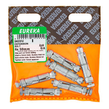 EXPANSION BOLT 12MM 6X50MM Q:6 EUREKA Default Title