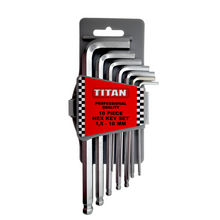 ALLEN KEY BALL HEX KEY SET 10PC TITAN Default Title