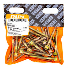 TEK SCREW WOOD T17 5.5X50MM Q:30 EUREKA Default Title