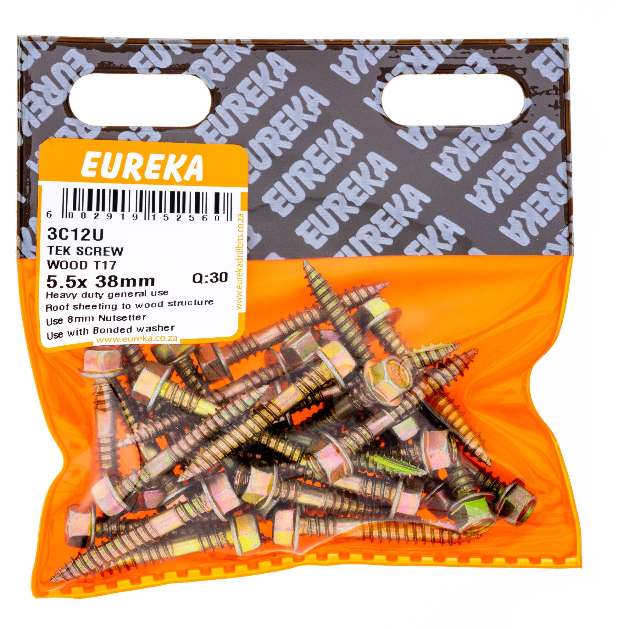 TEK SCREW WOOD T17 5.5X38MM Q:30 EUREKA – Hinterland