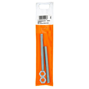 THREADED STAY BOLT & NUT 10X100MM Q:2 EU Default Title