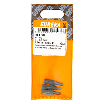 BIT SQ 25MM 4-5.5 SCR SIZE 2 Q:3 EUREKA Default Title