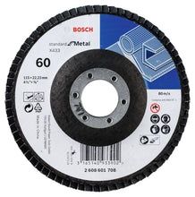 FLAP DISC METAL 115MM 60 STRAIGHT BOSCH Default Title