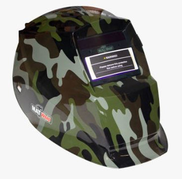 HELMET AUTO DARK ADJUSTABLE CAMO MATWELD