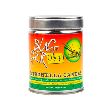 CANDLE CITRONELLA 500G BUGGER OFF Default Title