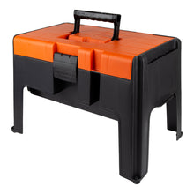 BIG JIM STEP STOOL TOOLBOX ORANGE Default Title