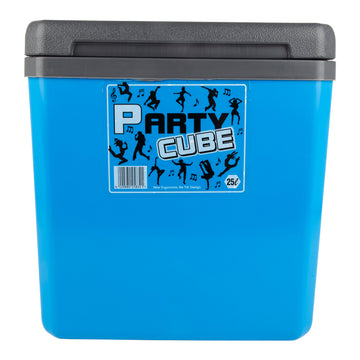 COOLER BOX PARTY CUBE 25L BLUE Default Title