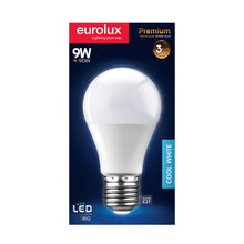 EUROLUX LED 9W A60 E27 CW Default Title