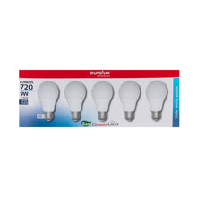 EUROLUX LED 9W A60 E27 5 PACK 720 LUMENS Default Title